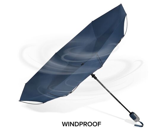 Foldable 22” umbrella auto open Dark blue -  LT97102-N0010