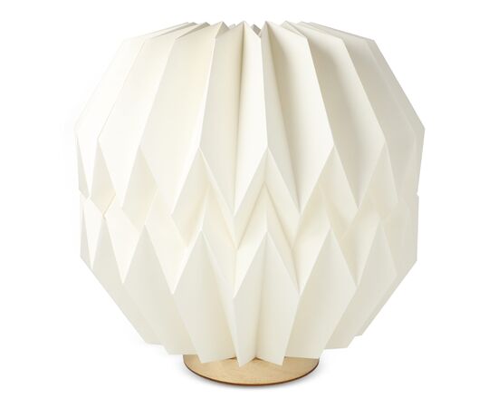 Lampe LED en papier pliable Coollux Luna 25cm, inspirée de l'Origami Nature - Coollux LT40727-N0094