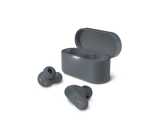 TAT3509| Philips TWS earphones with Noise Canceling Pro met tot 24 uur speeltijd Donker grijs - Philips Audio LT42253-N0060