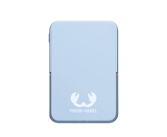 2PBM5000| Fresh 'n Rebel Kompatibel mit MagSafe MagSafe Powerbank Kabellose 5000mAh Pastellblau - Fresh 'n Rebel LT49413-N0016