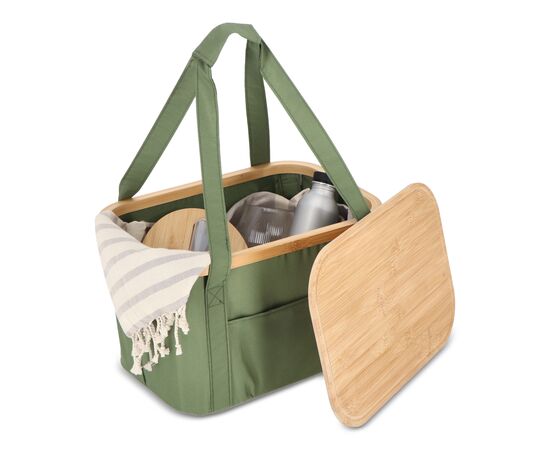 InSideOut faltbar (Kühlung) Korb Sogne 38 x 26 x 25cm rPET Olivgrün - InSideOut LT57106-N0043