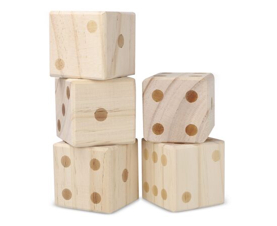 InSideOut Reuze houten dobbelsteen spel Hout, Hout - InSideOut LT57411-N9393