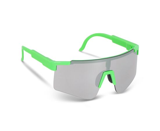 Tom R-PC sports sunglasses with mirror lens UV400 Fluor assorti, Green -  LT86730-N9931