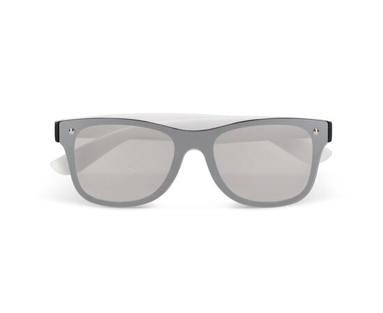 Justin R-PC zonnebril met spiegel uni-lens UV400 Wit -  LT86731-N0001