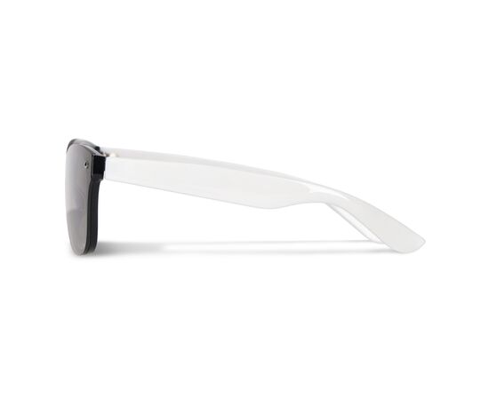 Justin R-PC zonnebril met spiegel uni-lens UV400 Wit -  LT86731-N0001