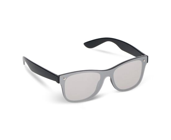 Lunettes de soleil Justin R-PC avec uni-lentilles miroir UV400 Noir -  LT86731-N0002