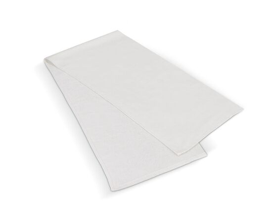 Dubbelzijdige handdoek sublimatie 30 x 130 cm 400 g/m² Wit -  LT95010-N0001
