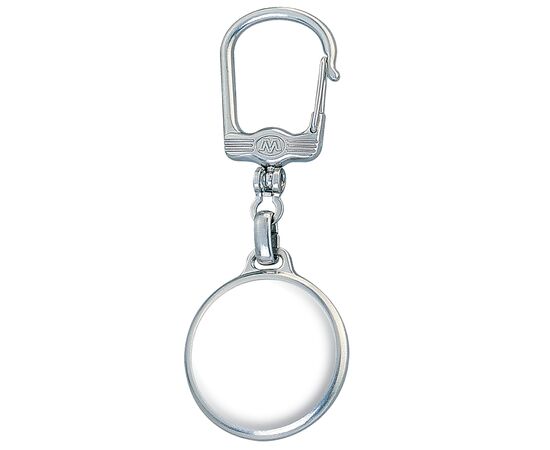 Porte-clés métal rond Argent mat -  LT99618-N0091