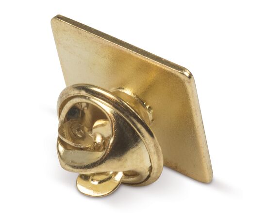 Pins carré 15x15mm Or satiné -  LT99744-N0092