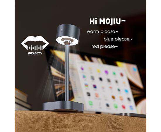 Lampe de table intelligente Xoopar Mojiu avec commande vocale Gris clair - Xoopar LT41318-N0062