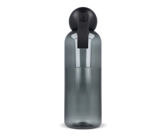 Sagaform Ture waterfles 600 ml Transparant, Zwart - Sagaform LT52056-N0402