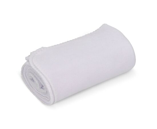 Couverture polaire OEKO-TEX® sublimation 120 x 150 cm 190 g/m² Blanc -  LT90101-N0001