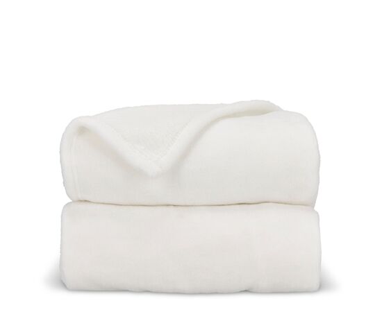 Coral fleece blanket OEKO-TEX® sublimation 130 x 170 cm 270 g/m² White -  LT90103-N0001