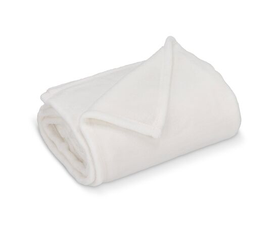 Coral fleece blanket OEKO-TEX® sublimation 130 x 170 cm 270 g/m² White -  LT90103-N0001