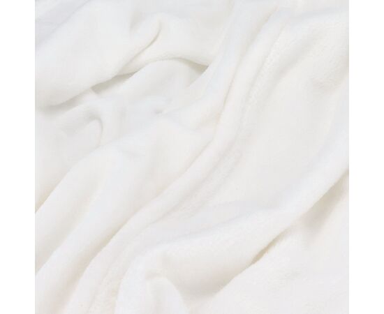 Coral fleece blanket OEKO-TEX® sublimation 130 x 170 cm 270 g/m² White -  LT90103-N0001