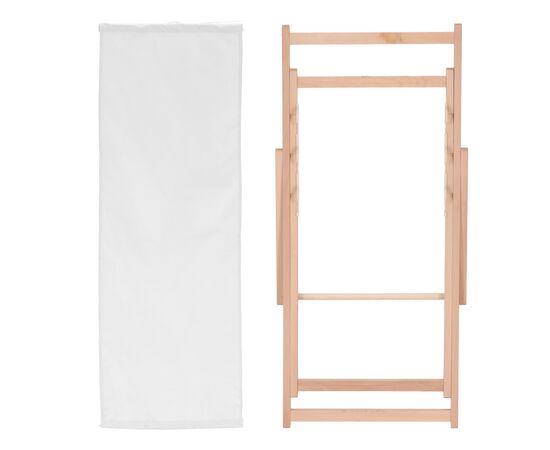 Vouwbare strandstoel sublimatie Wit -  LT90105-N0001