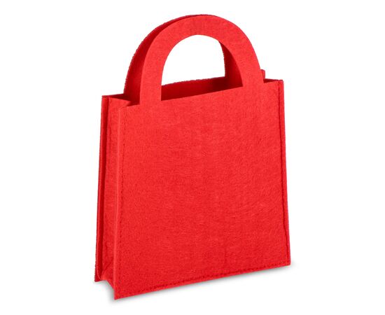Sac cadeau en feutre 15 x 21 cm Rouge -  LT90279-N0021
