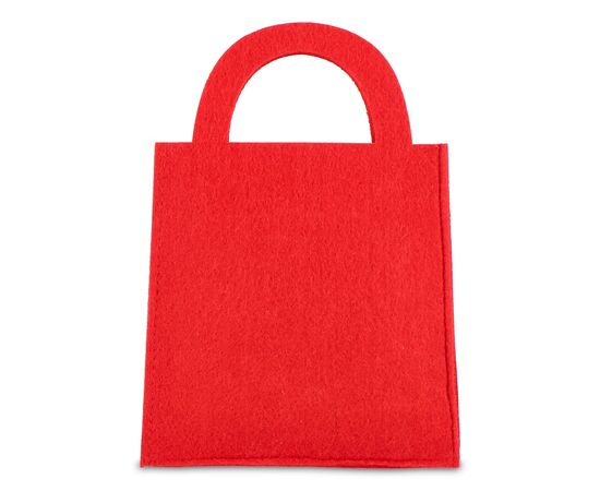 Sac cadeau en feutre 15 x 21 cm Rouge -  LT90279-N0021