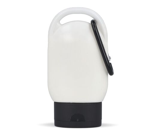 Zonnebrandlotion met Karabijnhaak SPF30 Gerecycled Materiaal Zwart -  LT91838-N0002