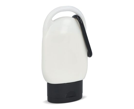 Zonnebrandlotion met Karabijnhaak SPF30 Gerecycled Materiaal Zwart -  LT91838-N0002