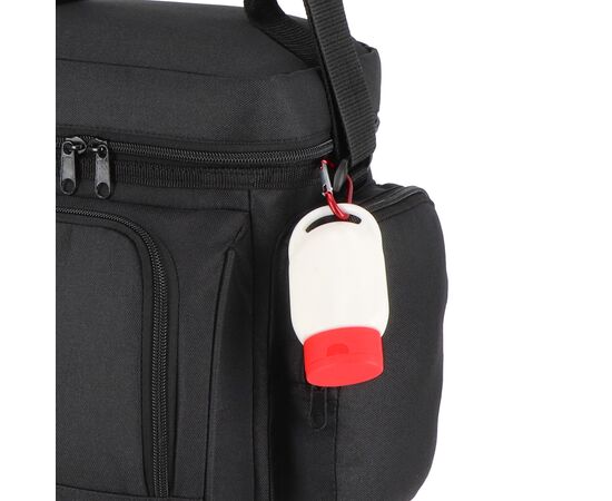 Zonnebrandlotion met Karabijnhaak SPF30 Gerecycled Materiaal Rood -  LT91838-N0021