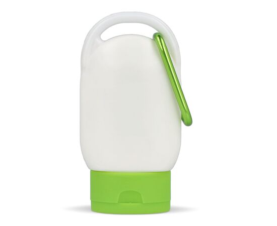 Lotion solaire avec mousqueton SPF30 en matériau recyclé Vert clair -  LT91838-N0032