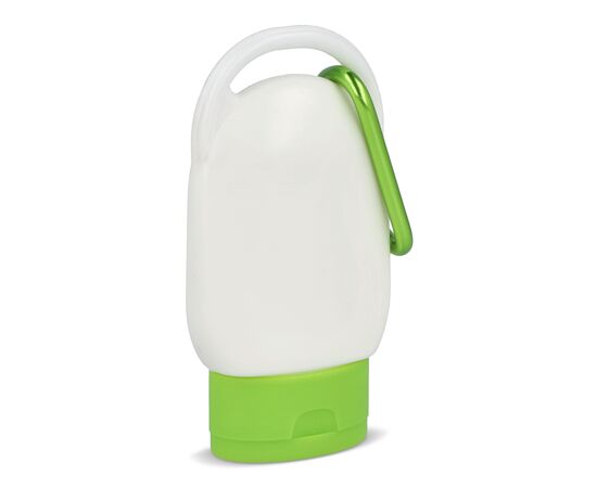 Lotion solaire avec mousqueton SPF30 en matériau recyclé Vert clair -  LT91838-N0032