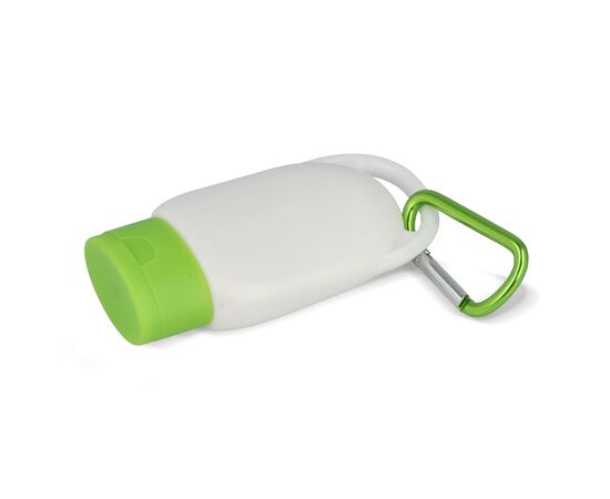 Lotion solaire avec mousqueton SPF30 en matériau recyclé Vert clair -  LT91838-N0032