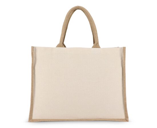 Jute-Katoen Tote OEKO-TEX® 42.5 x 19 x 32 cm 320g/m² Beige -  LT95372-N0055