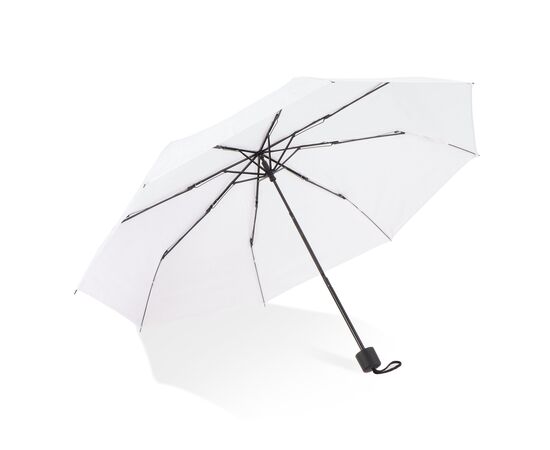 Congo 190T Pongee 21" Opvouwbare paraplu Wit -  LT97115-N0001