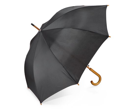 Aran 190T Polyester 23" Parapluie à crochets Ouverture automatique Noir -  LT97118-N0002