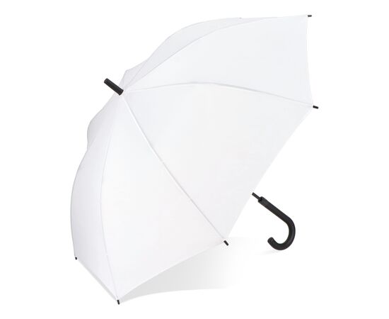 Verdure 190T Pongee 23" Windproof hook umbrella Auto open White -  LT97119-N0001
