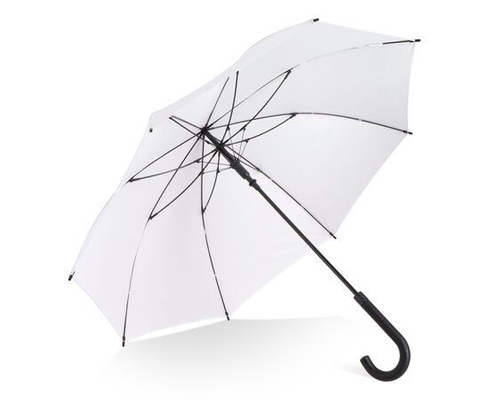 Verdure 190T Pongee 23" Windproof hook umbrella Auto open White -  LT97119-N0001