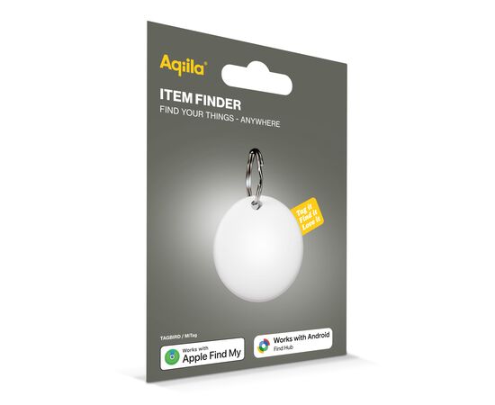 Aqiila Tagbird wasserdichter Tracker mit Schlüsselring Weiß - Aqiila LT45201-N0001