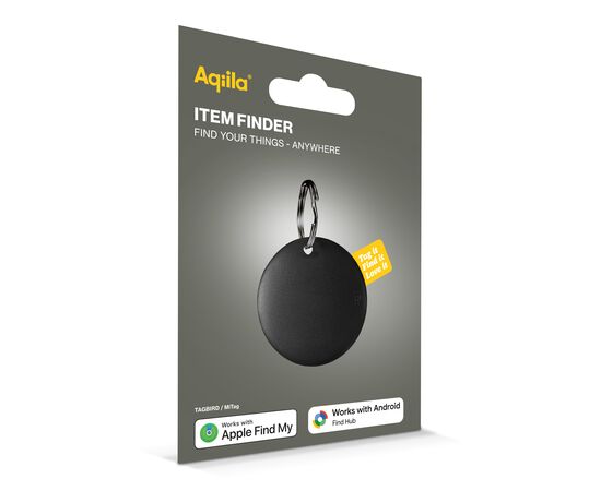 Aqiila Tagbird wasserdichter Tracker mit Schlüsselring Schwarz - Aqiila LT45201-N0002
