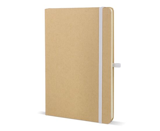 Notizbuch Kraftpapier A5 Weiß -  LT92060-N0001