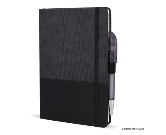Notizbuch Thermokunstleder A5 Schwarz -  LT92088-N0002