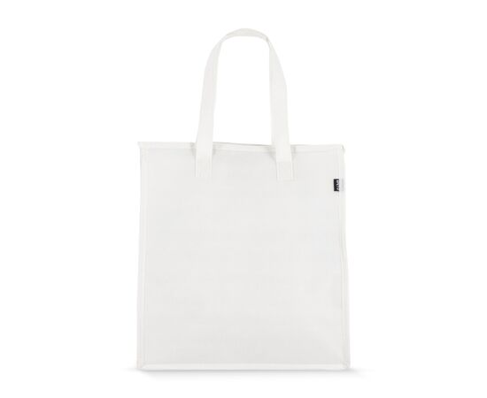 R-PET Cooler bag non-woven 33x 25.5 x 37cm 75g/m² White -  LT95391-N0001