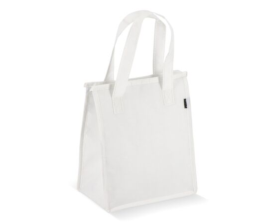 R-PET Cooler bag non-woven 23x 15 x 27.5cm 75g/m² White -  LT95392-N0001