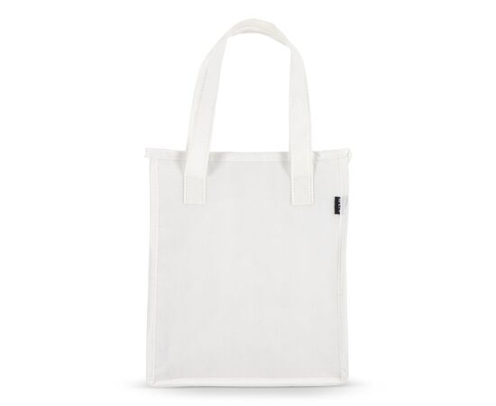 R-PET Cooler bag non-woven 23x 15 x 27.5cm 75g/m² White -  LT95392-N0001