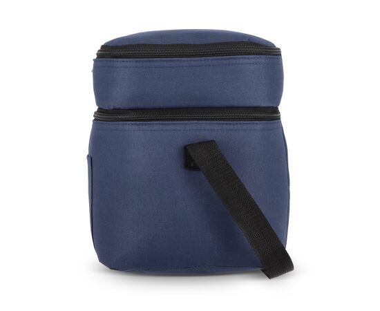R-PET 600D Sac isotherme à double compartiment 30 x 20 x 24cm 12L Bleu foncé -  LT95393-N0010