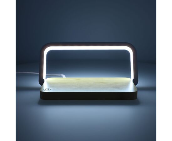 15W Draadloze Oplader met Dimbare LED Lamp Natuur -  LT95665-N0094