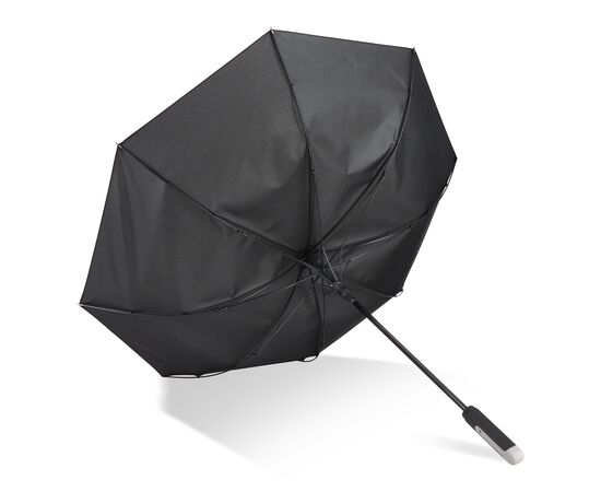 Emerantia 190T Pongee 23" Stick umbrella Auto open Black -  LT97121-N0002