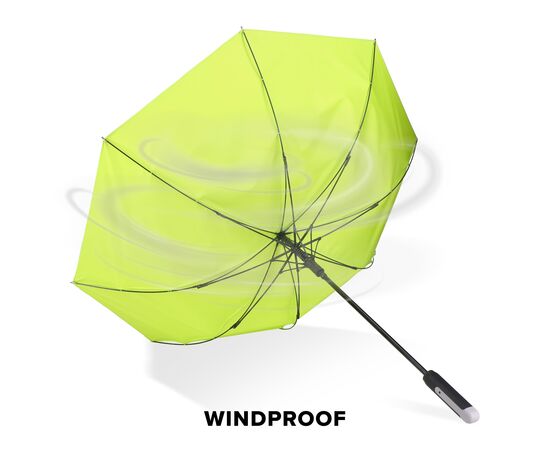 Emerantia 190T Pongee 23" Stick umbrella Auto open Light green -  LT97121-N0032