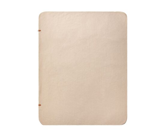 VINGA Couverture / Plaid en polyester recyclée Bilton Beige - Vinga 194622