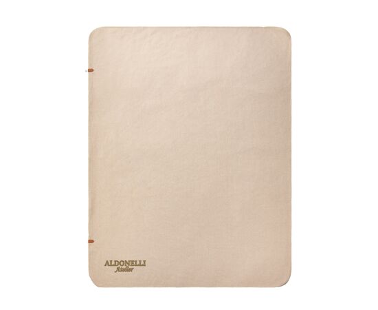 VINGA Couverture / Plaid en polyester recyclée Bilton Beige - Vinga 194622
