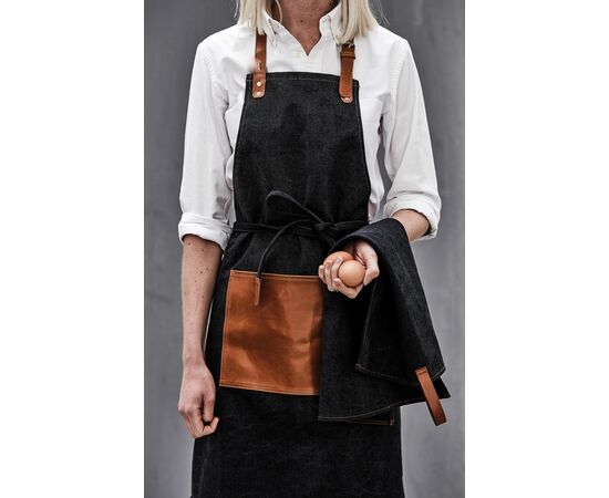 VINGA Tablier Asado Noir - Vinga 2155