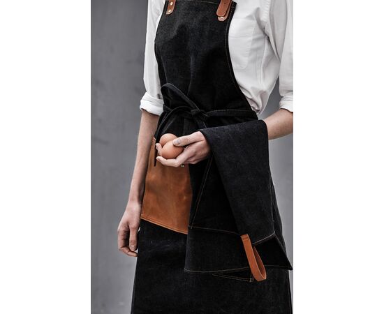 VINGA Tablier Asado Noir - Vinga 2155
