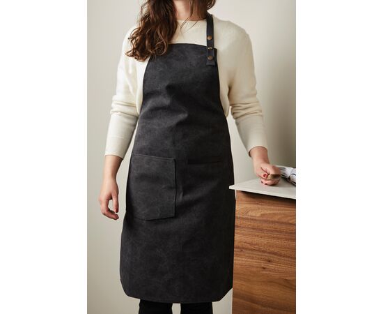 VINGA Tome GRS recycled canvas Apron Black - Vinga 2157