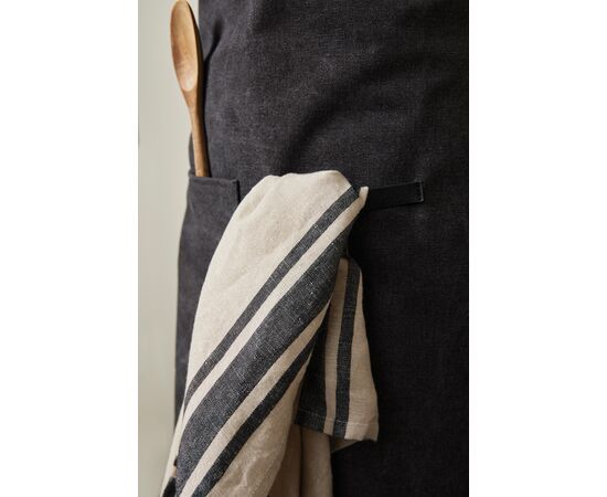 VINGA Tome GRS recycled canvas Apron Black - Vinga 2157